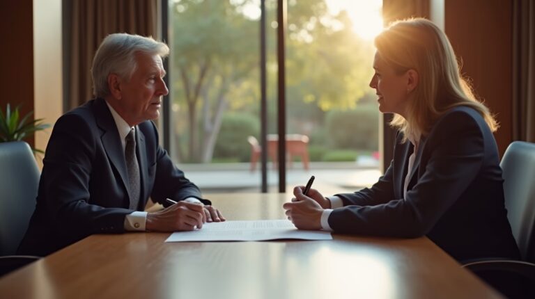 The dedicated legal team at Escondido Probate Law serving Riverside probate matters is pictured conferring with heirs to navigate the probate process to execute vital documents discussing Filing a Claim Against a Trust