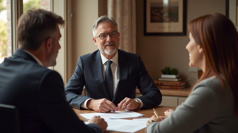 The dedicated legal team at Escondido Probate Law serving Riverside probate matters is pictured conferring with heirs to navigate the probate process to execute vital documents discussing Filing a Final Estate Tax Return