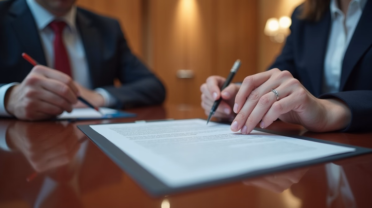 The legal counsel at Escondido Probate Law serving Riverside County estate matters meets with beneficiaries in our Southern California office to execute necessary paperwork discussing Filing a Final Trust Accounting