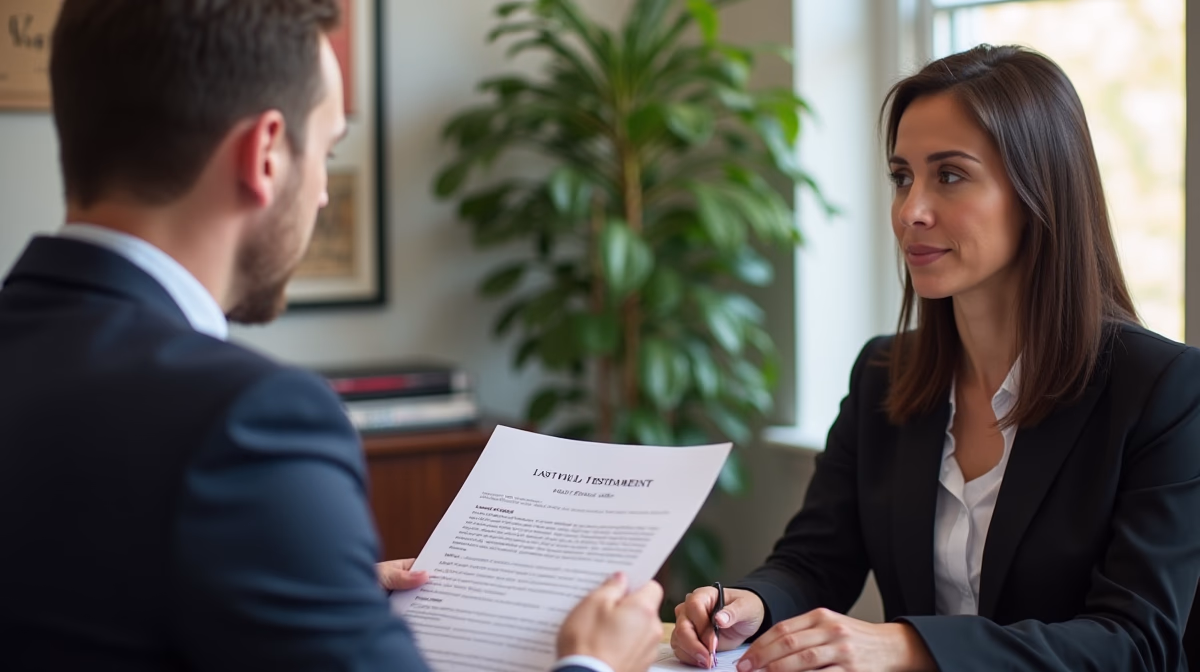 The dedicated legal team at Escondido Probate Law serving Riverside probate matters is pictured conferring with heirs to navigate the probate process to execute vital documents discussing Filing the Duties and Liabilities Form
