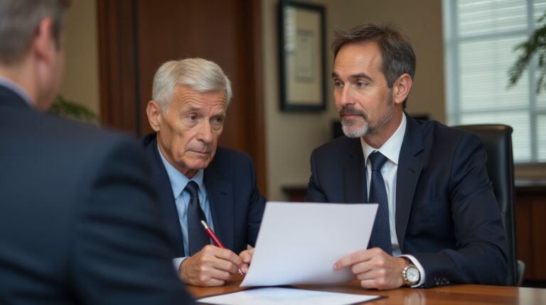 The dedicated legal team at Escondido Probate Law serving Riverside probate matters is pictured conferring with heirs to navigate the probate process to execute vital documents discussing Forgot to Put Escondido House in Trust