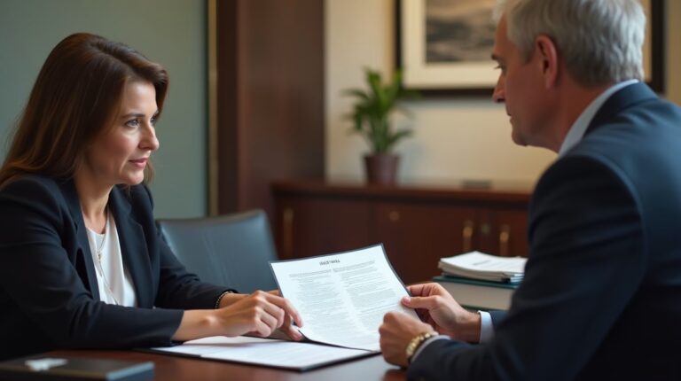 The dedicated legal team at Escondido Probate Law serving Riverside probate matters is pictured conferring with heirs to navigate the probate process to execute vital documents discussing Forgot to Send Notice to an Heir
