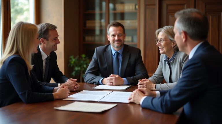 The legal counsel at Escondido Probate Law serving Riverside County estate matters meets with beneficiaries in our Southern California office to execute necessary paperwork discussing Funding Life Insurance Policies