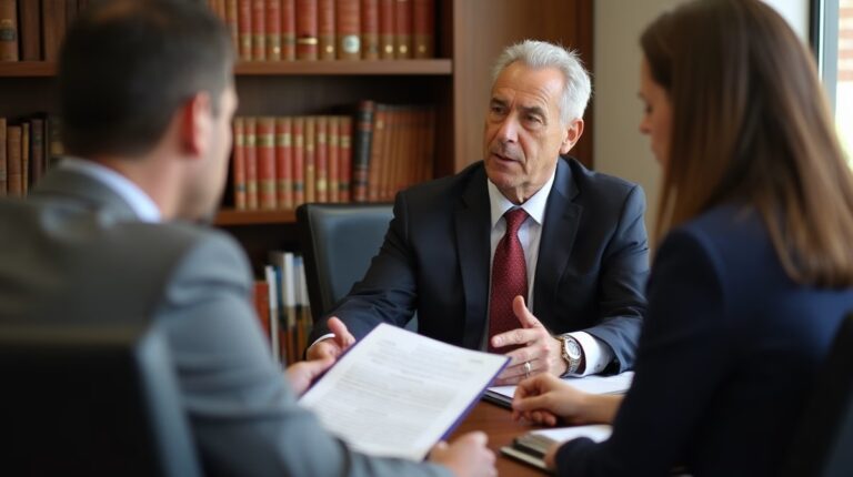 The dedicated legal team at Escondido Probate Law serving Riverside probate matters is pictured conferring with heirs to navigate the probate process to execute vital documents discussing Grounds for Contesting a Will