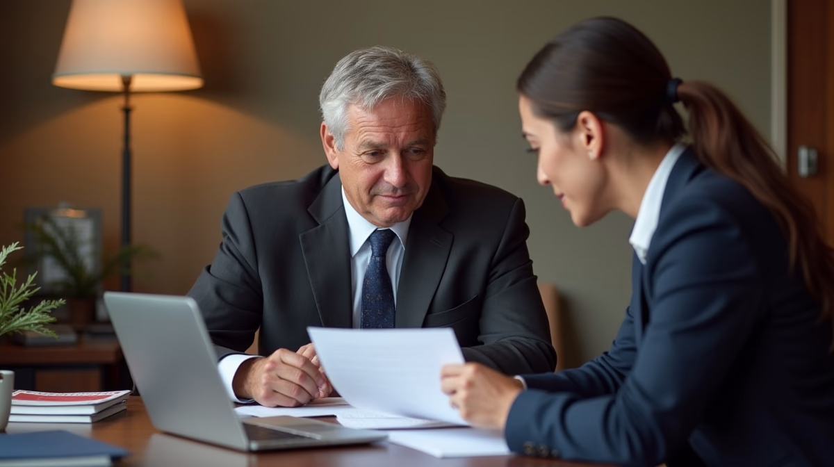 The experienced legal team at Escondido Probate Law serving Riverside County wills matters meets with executors in the Southern California office to execute vital petitions discussing Guardian of Person vs Guardian of Estate