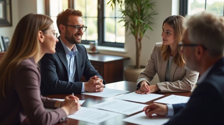 The experienced legal team at Escondido Probate Law serving Riverside County wills matters meets with executors in the Southern California office to execute vital petitions discussing HELOC Repayment on Inherited Property