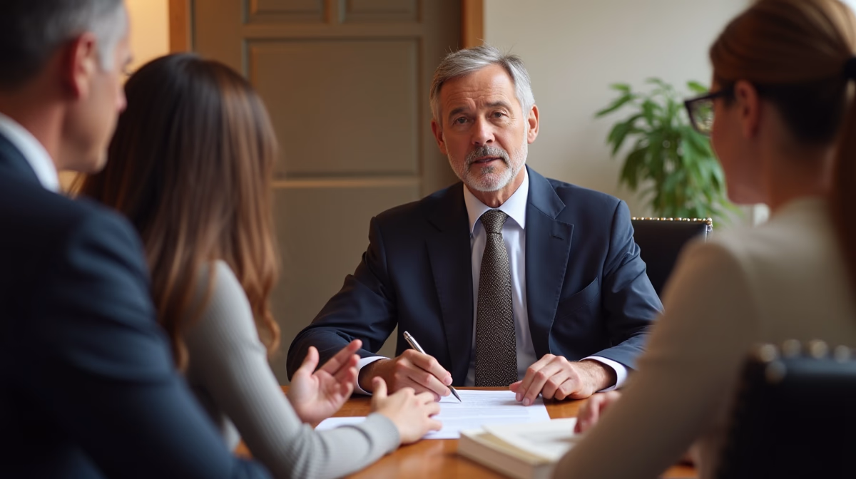 The legal counsel at Escondido Probate Law serving Riverside County estate matters meets with beneficiaries in our Southern California office to execute necessary paperwork discussing Handling Assets Subject to Tax Treaties