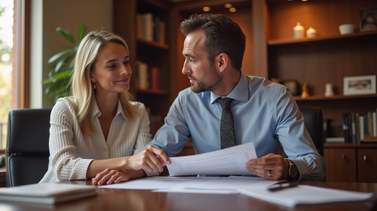 The legal counsel at Escondido Probate Law serving Riverside County estate matters meets with beneficiaries in our Southern California office to execute necessary paperwork discussing Handling BuySell Agreements in Escondido Businesses
