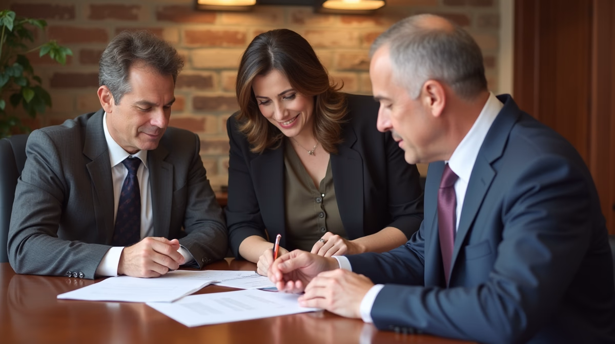The legal counsel at Escondido Probate Law serving Riverside County estate matters meets with beneficiaries in our Southern California office to execute necessary paperwork discussing Handling Environmental Liabilities