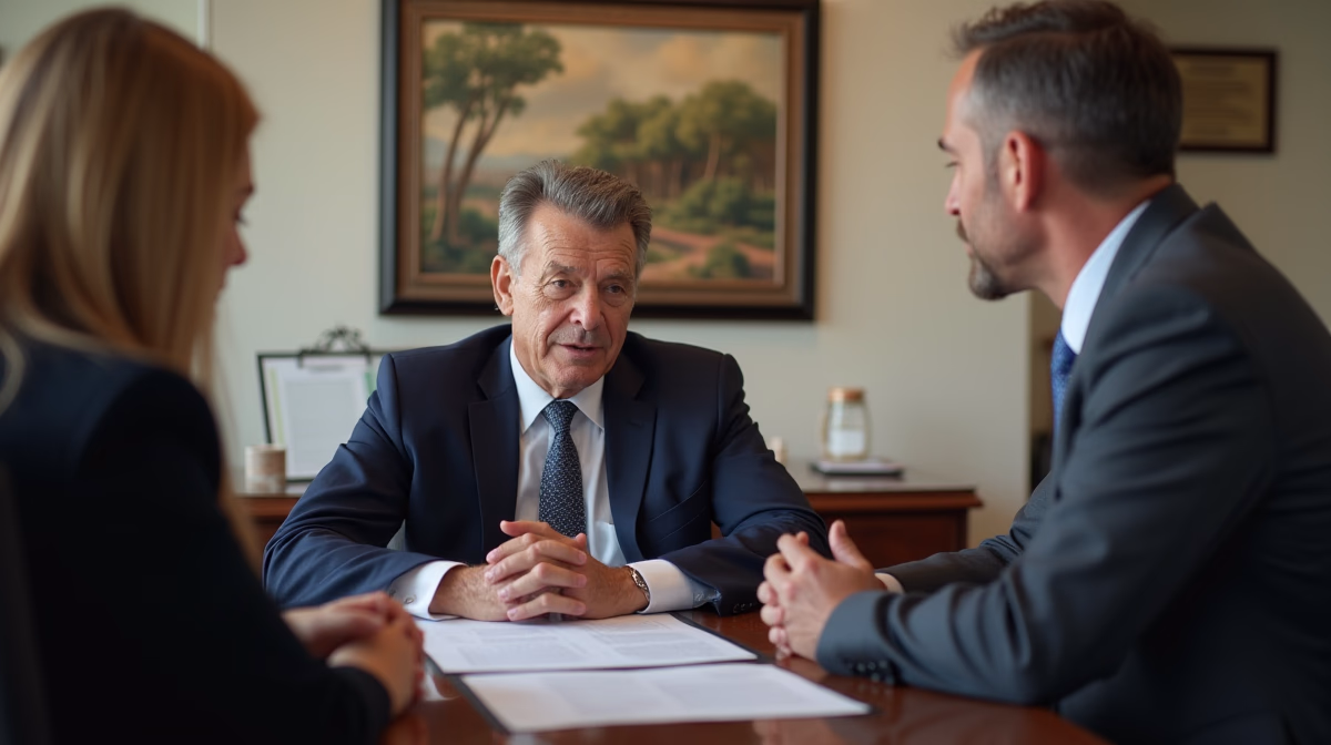 The experienced legal team at Escondido Probate Law serving Riverside County wills matters meets with executors in the Southern California office to execute vital petitions discussing Handling OutofState Property