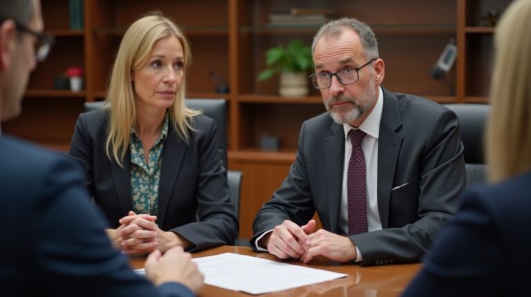 The legal counsel at Escondido Probate Law serving Riverside County estate matters meets with beneficiaries in our Southern California office to execute necessary paperwork discussing Handling SplitDollar Insurance Policies