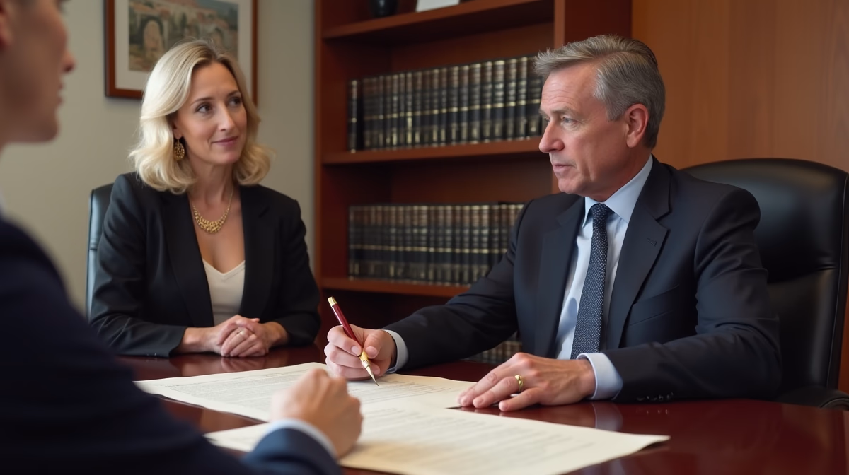 The dedicated legal team at Escondido Probate Law serving Riverside probate matters is pictured conferring with heirs to navigate the probate process to execute vital documents discussing Handling an Insolvent Escondido Estate