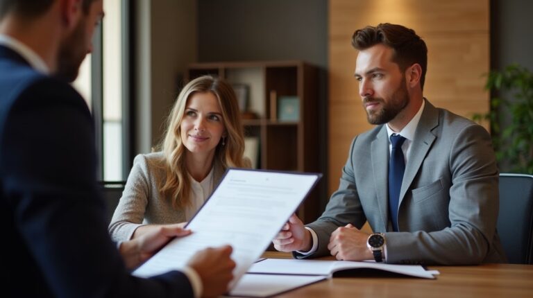 The legal counsel at Escondido Probate Law serving Riverside County estate matters meets with beneficiaries in our Southern California office to execute necessary paperwork discussing How Do Courts Resolve Vague Trust Language
