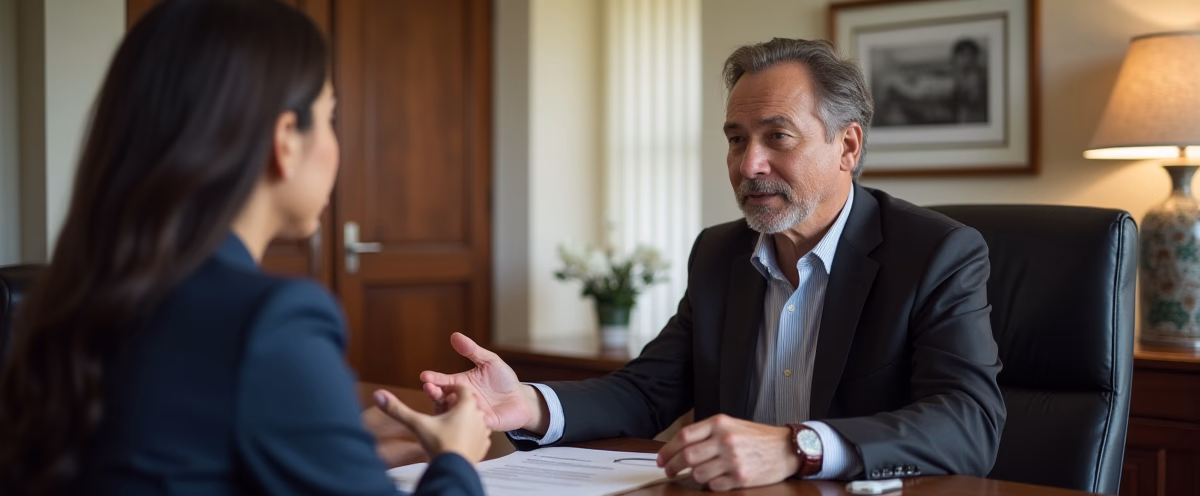 The experienced legal team at Escondido Probate Law serving Riverside County wills matters meets with executors in the Southern California office to execute vital petitions discussing How Does California Probate Work if Im a New Resident