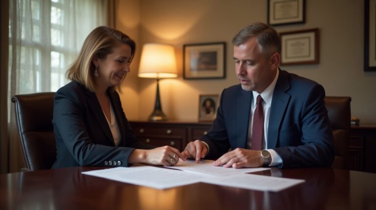 The experienced legal team at Escondido Probate Law serving Riverside County wills matters meets with executors in the Southern California office to execute vital petitions discussing How Does the Court Vet Guardians