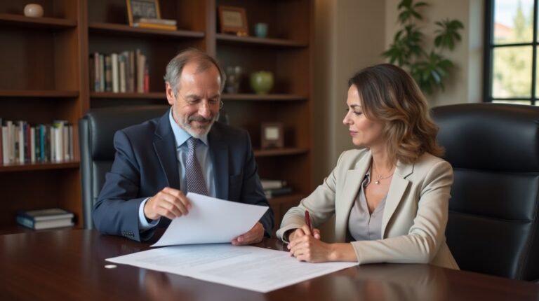 The dedicated legal team at Escondido Probate Law serving Riverside probate matters is pictured conferring with heirs to navigate the probate process to execute vital documents discussing How Long Do Spousal Petitions Take