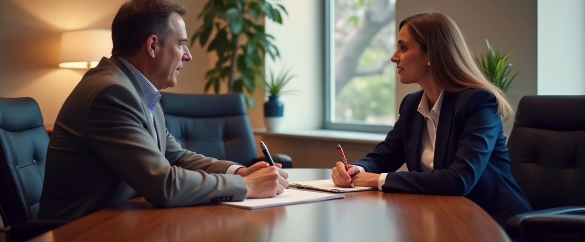 The legal counsel at Escondido Probate Law serving Riverside County estate matters meets with beneficiaries in our Southern California office to execute necessary paperwork discussing How Tiered Distribution Schedules Offer Clarity