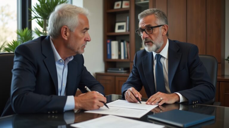 The legal counsel at Escondido Probate Law serving Riverside County estate matters meets with beneficiaries in our Southern California office to execute necessary paperwork discussing How can professional mediation prevent trust litigation