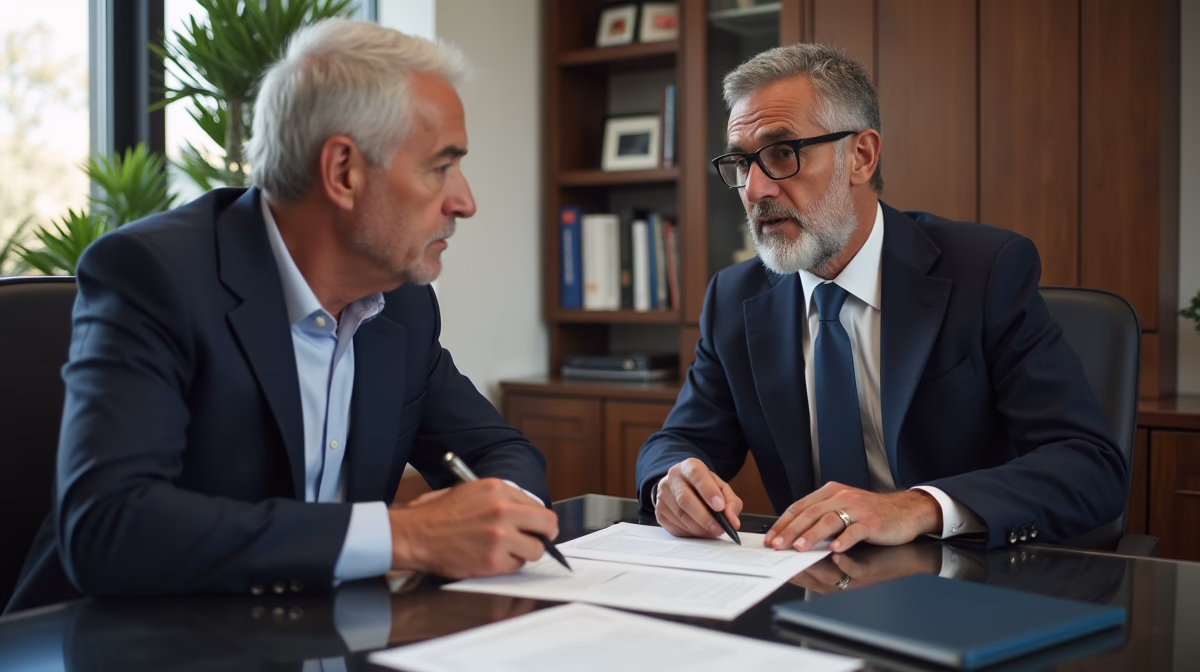 The legal counsel at Escondido Probate Law serving Riverside County estate matters meets with beneficiaries in our Southern California office to execute necessary paperwork discussing How can professional mediation prevent trust litigation