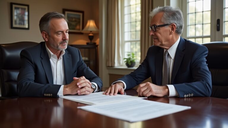 The legal counsel at Escondido Probate Law serving Riverside County estate matters meets with beneficiaries in our Southern California office to execute necessary paperwork discussing How did the One Big Beautiful Bill Act avert the 2026 tax sunset