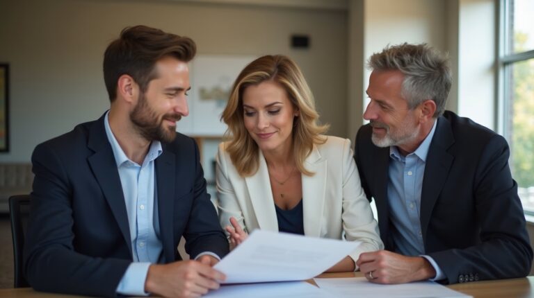 The experienced legal team at Escondido Probate Law serving Riverside County wills matters meets with executors in the Southern California office to execute vital petitions discussing How do I find a parents hidden bank accounts