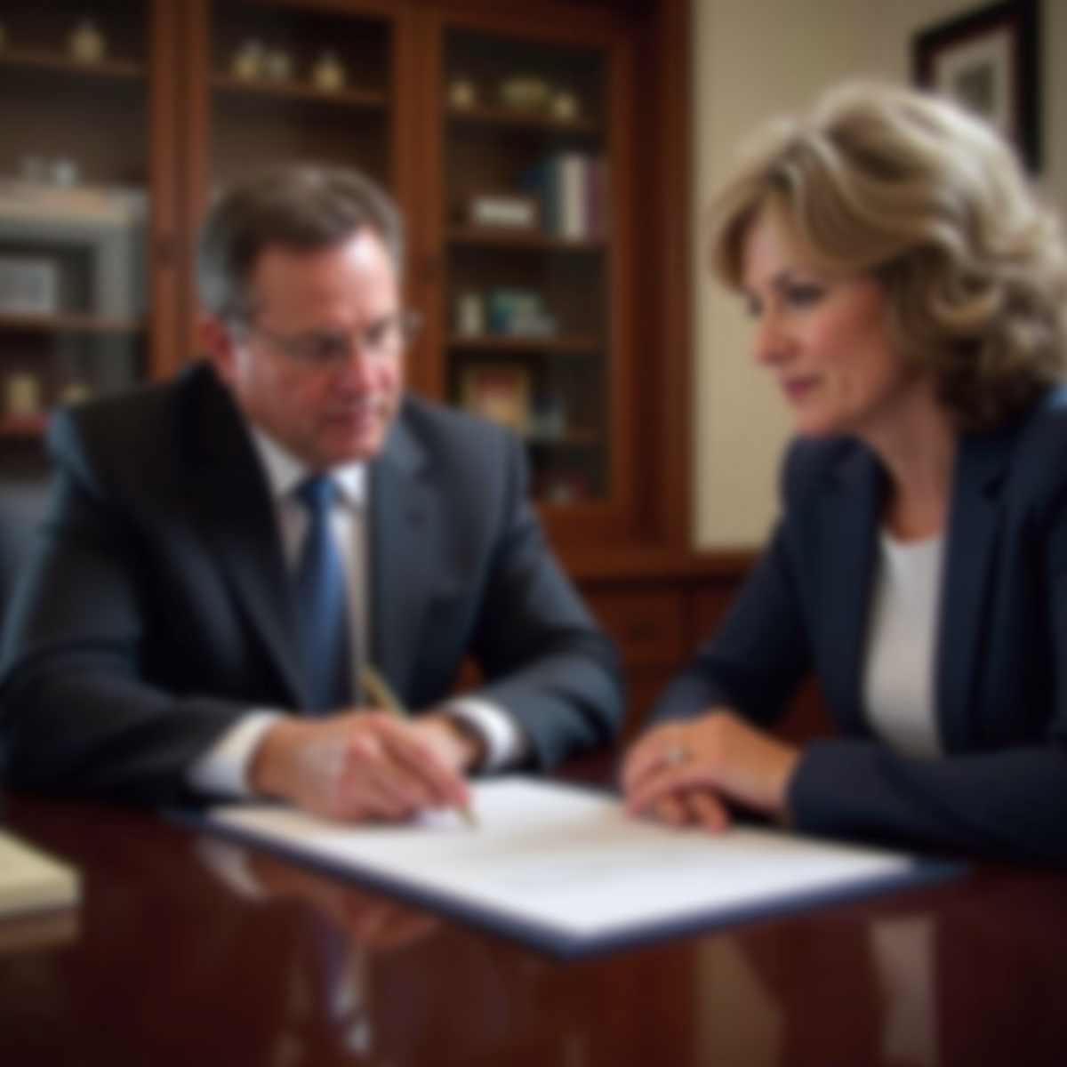 The dedicated legal team at Escondido Probate Law serving Riverside probate matters is pictured conferring with heirs to navigate the probate process to execute vital documents discussing How do enforcement rules in California probate court shape outcomes for heirs and fiduciaries