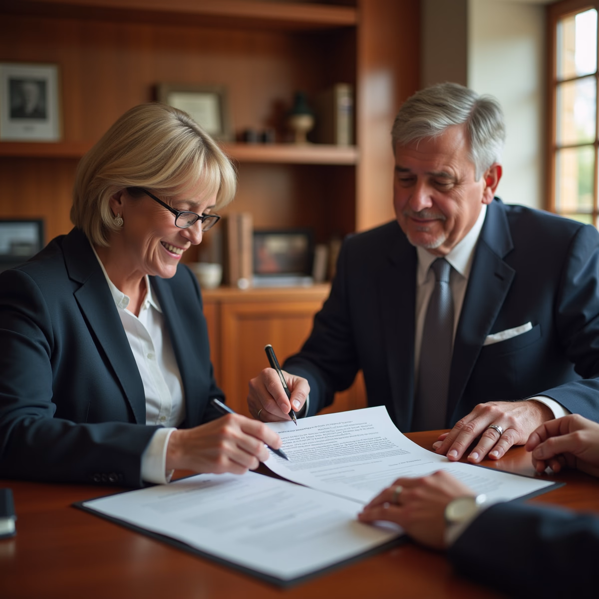 The dedicated legal team at Escondido Probate Law serving Riverside probate matters is pictured conferring with heirs to navigate the probate process to execute vital documents discussing How do enforcement rules in California probate court shape outcomes for heirs and fiduciaries