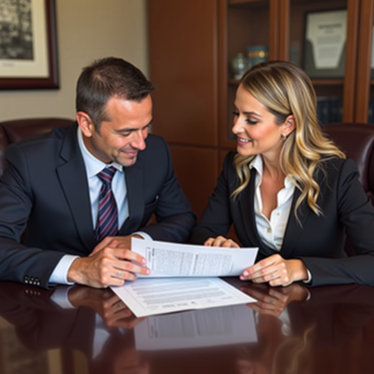 The dedicated legal team at Escondido Probate Law serving Riverside probate matters is pictured conferring with heirs to navigate the probate process to execute vital documents discussing How do enforcement rules in California probate court shape outcomes for heirs and fiduciaries