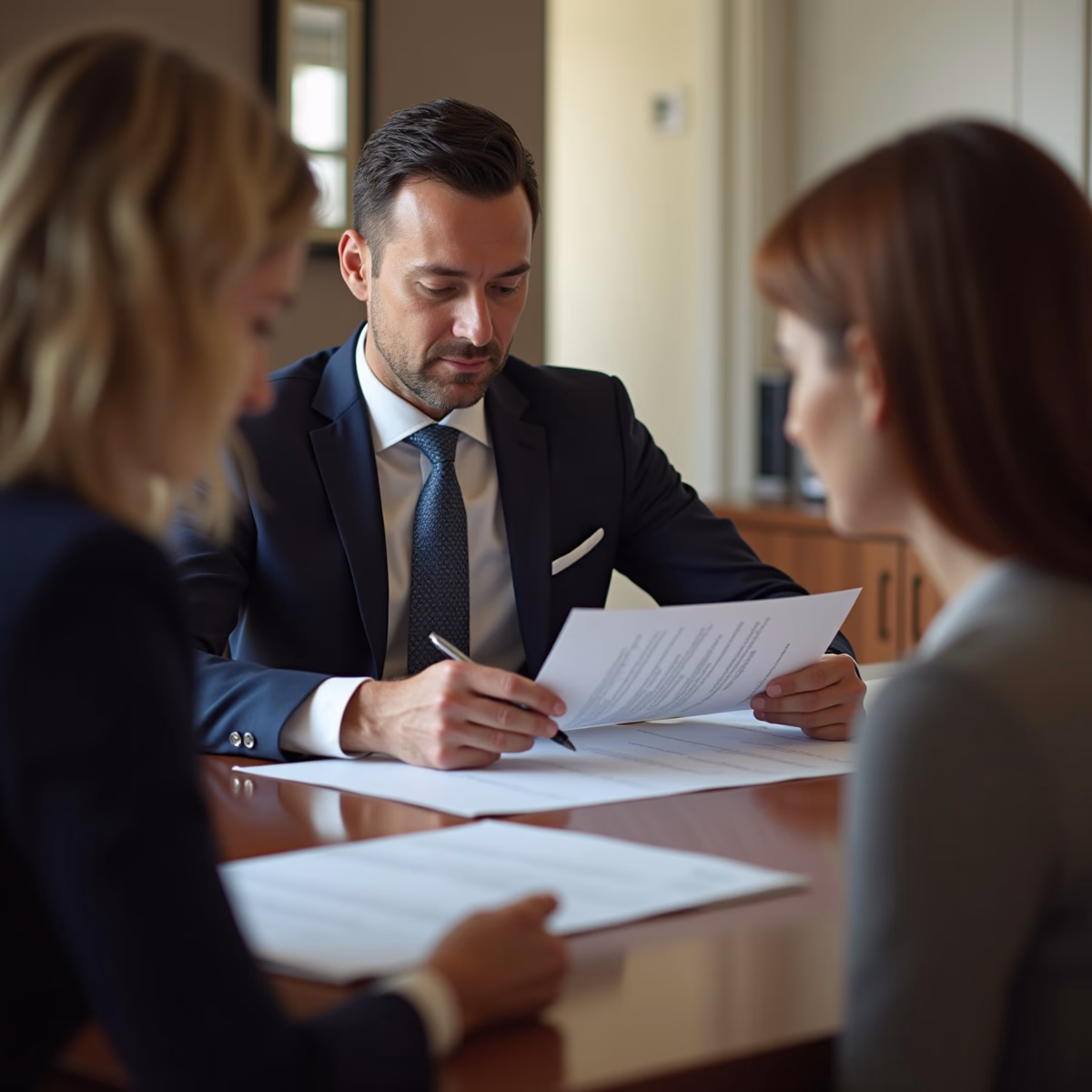 The dedicated legal team at Escondido Probate Law serving Riverside probate matters is pictured conferring with heirs to navigate the probate process to execute vital documents discussing How do enforcement rules in California probate court shape outcomes for heirs and fiduciaries