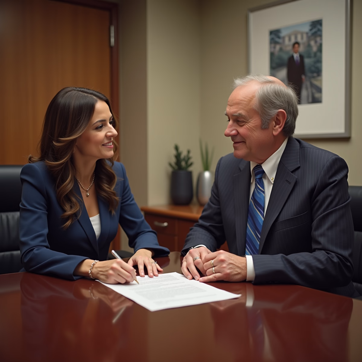 The dedicated legal team at Escondido Probate Law serving Riverside probate matters is pictured conferring with heirs to navigate the probate process to execute vital documents discussing How do enforcement rules in California probate court shape outcomes for heirs and fiduciaries