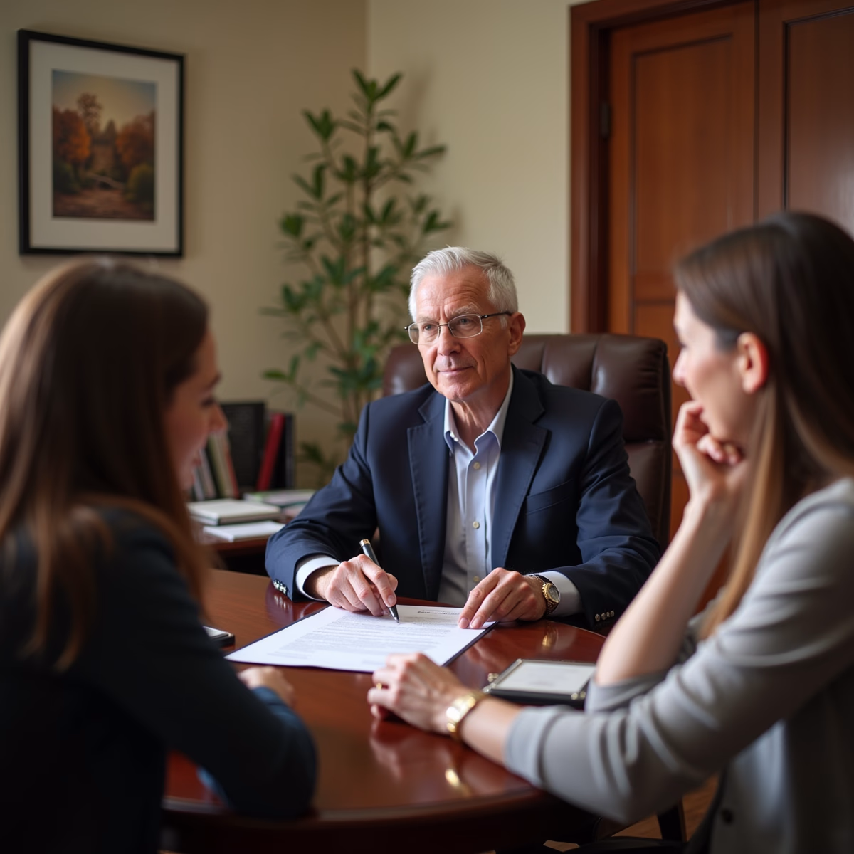 The dedicated legal team at Escondido Probate Law serving Riverside probate matters is pictured conferring with heirs to navigate the probate process to execute vital documents discussing How do enforcement rules in California probate court shape outcomes for heirs and fiduciaries