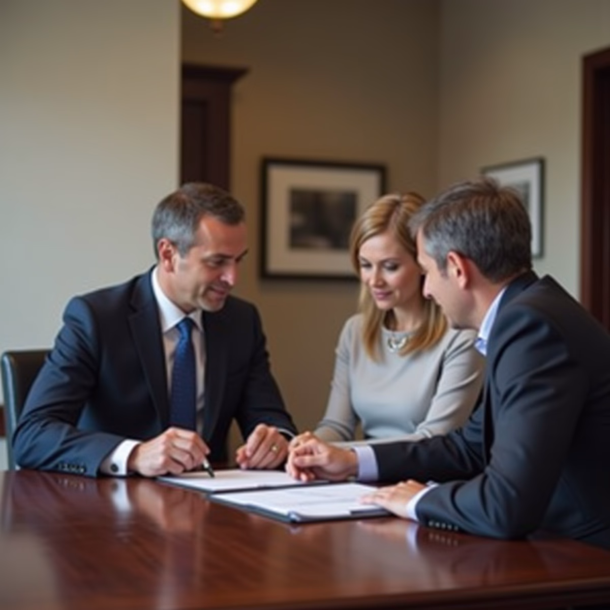 The dedicated legal team at Escondido Probate Law serving Riverside probate matters is pictured conferring with heirs to navigate the probate process to execute vital documents discussing How do enforcement rules in California probate court shape outcomes for heirs and fiduciaries