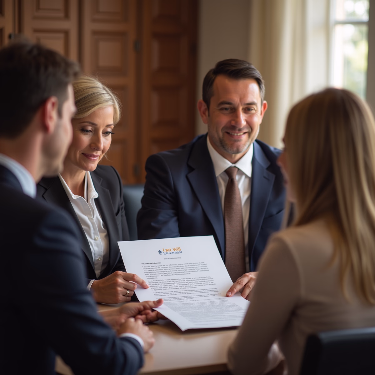 The dedicated legal team at Escondido Probate Law serving Riverside probate matters is pictured conferring with heirs to navigate the probate process to execute vital documents discussing How do enforcement rules in California probate court shape outcomes for heirs and fiduciaries