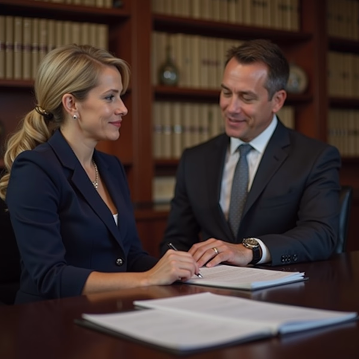 The dedicated legal team at Escondido Probate Law serving Riverside probate matters is pictured conferring with heirs to navigate the probate process to execute vital documents discussing How do enforcement rules in California probate court shape outcomes for heirs and fiduciaries