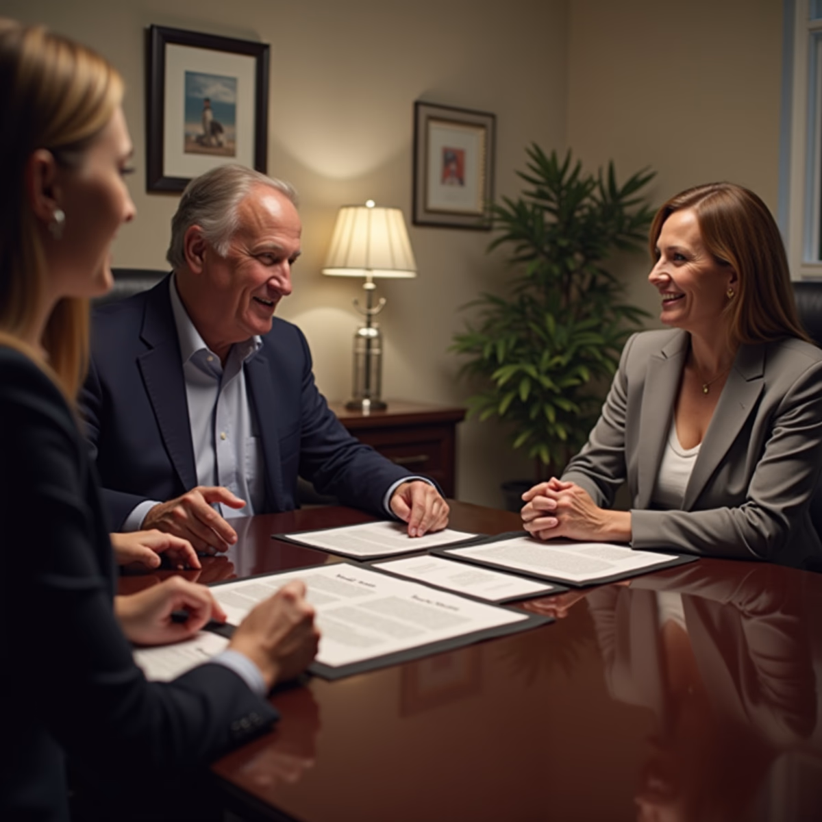 The dedicated legal team at Escondido Probate Law serving Riverside probate matters is pictured conferring with heirs to navigate the probate process to execute vital documents discussing How do enforcement rules in California probate court shape outcomes for heirs and fiduciaries