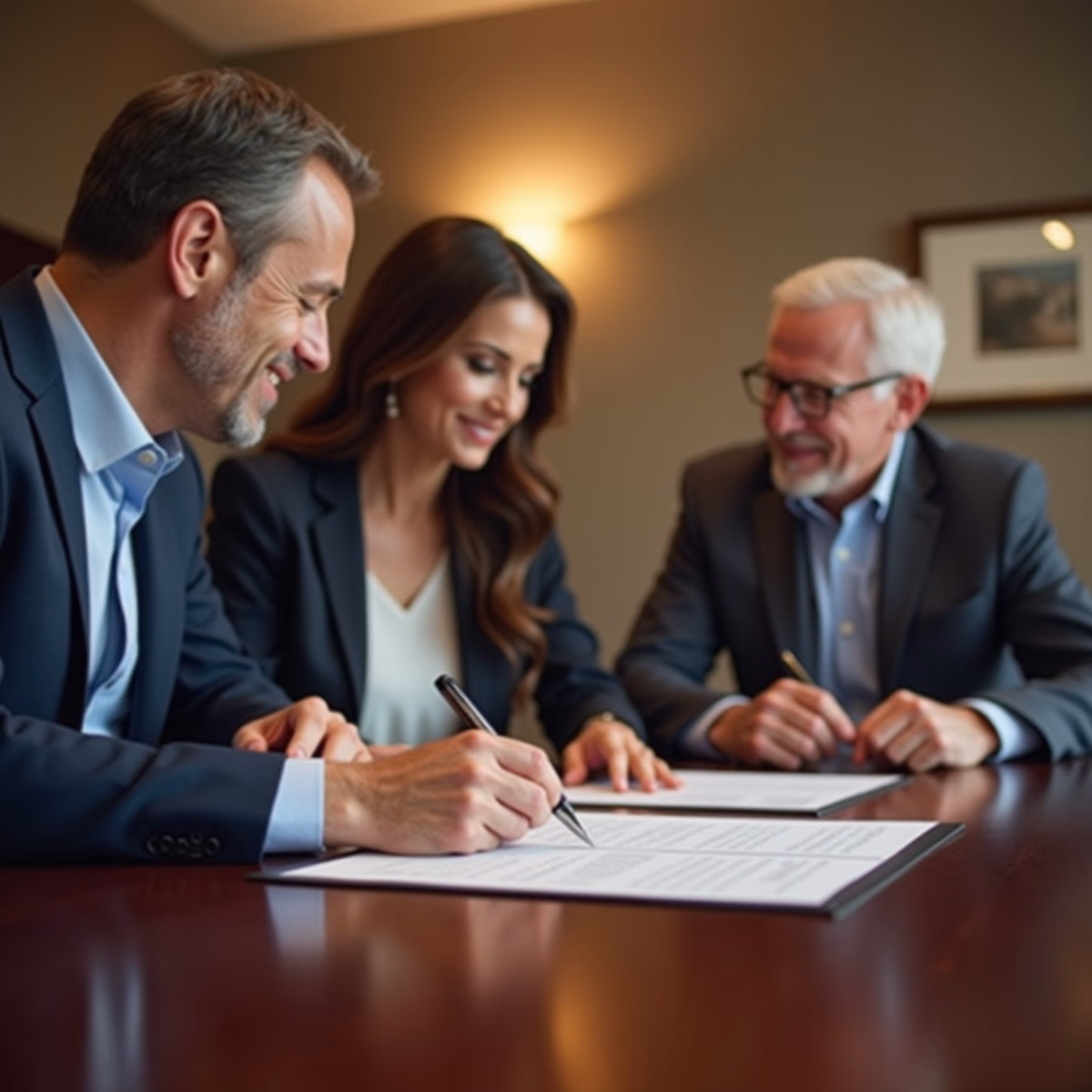 The dedicated legal team at Escondido Probate Law serving Riverside probate matters is pictured conferring with heirs to navigate the probate process to execute vital documents discussing How do enforcement rules in California probate court shape outcomes for heirs and fiduciaries