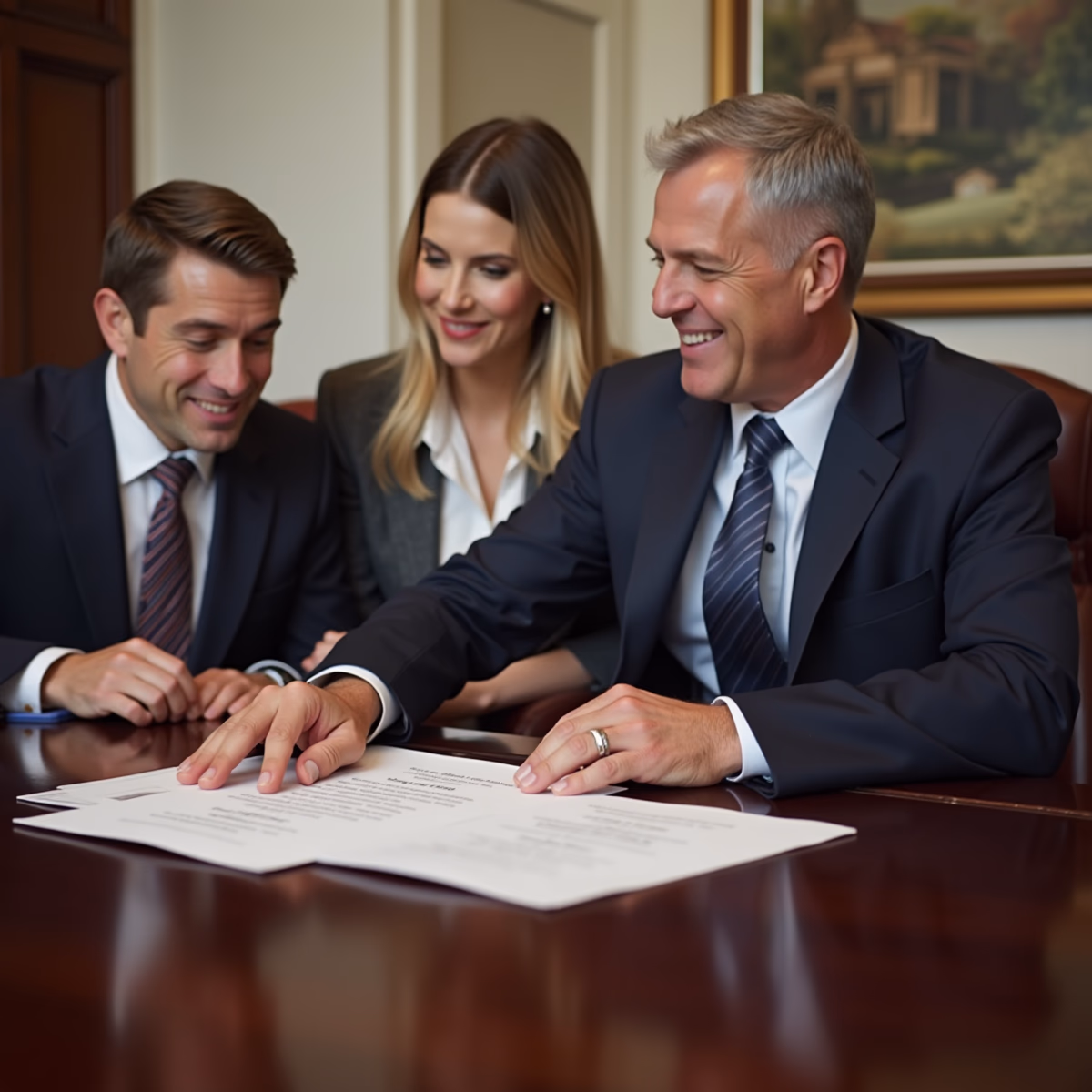 The dedicated legal team at Escondido Probate Law serving Riverside probate matters is pictured conferring with heirs to navigate the probate process to execute vital documents discussing How do enforcement rules in California probate court shape outcomes for heirs and fiduciaries