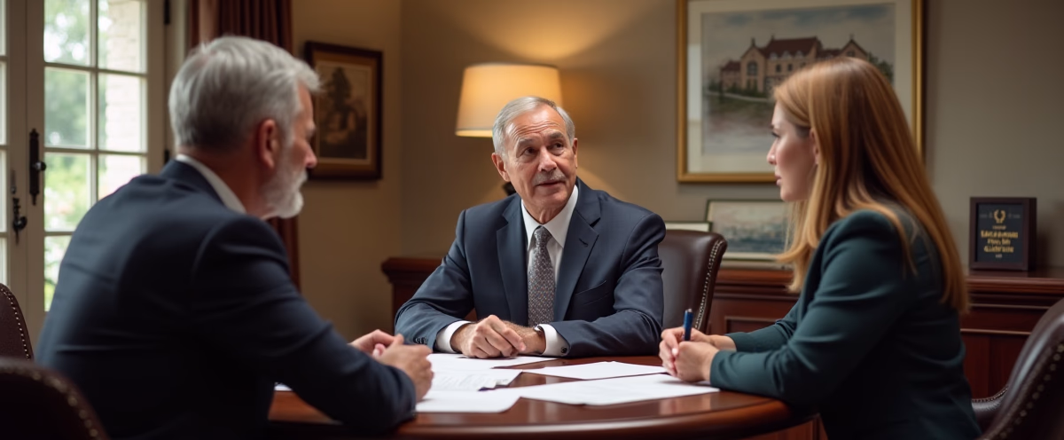 The experienced legal team at Escondido Probate Law serving Riverside County wills matters meets with executors in the Southern California office to execute vital petitions discussing How do probate courts in California evaluate intent when a will is challenged