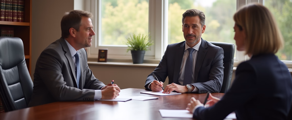 The legal counsel at Escondido Probate Law serving Riverside County estate matters meets with beneficiaries in our Southern California office to execute necessary paperwork discussing How does California law define reasonable trustee compensation