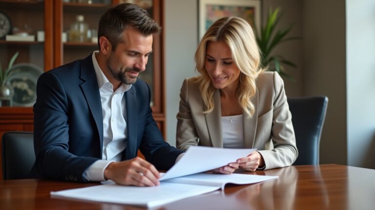 The legal counsel at Escondido Probate Law serving Riverside County estate matters meets with beneficiaries in our Southern California office to execute necessary paperwork discussing How does a generation skipping trust handle omitted heirs