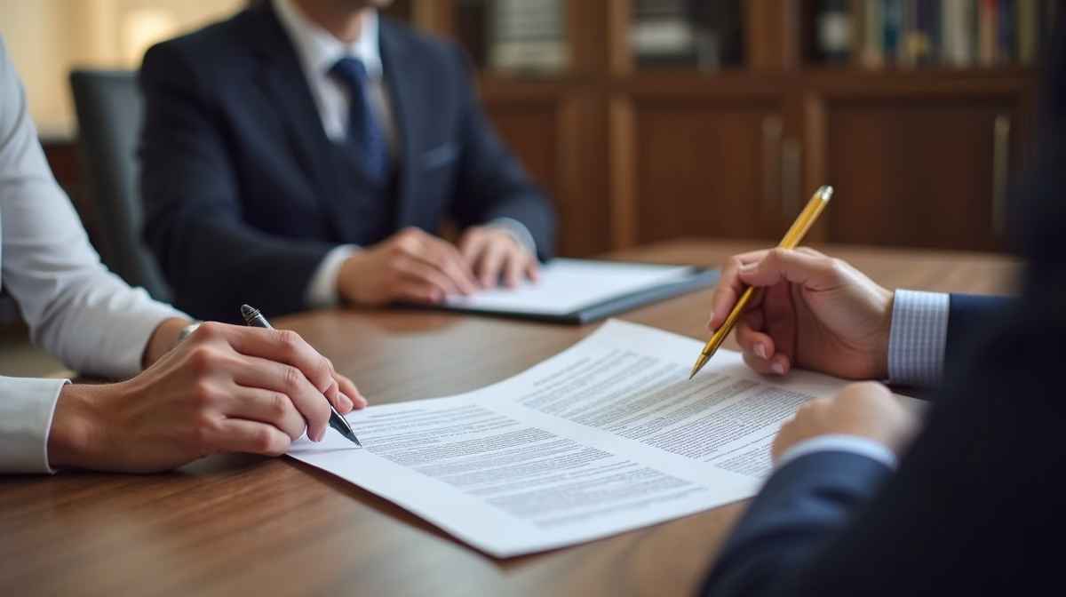 The legal counsel at Escondido Probate Law serving Riverside County estate matters meets with beneficiaries in our Southern California office to execute necessary paperwork discussing How does an irrevocable trust handle assets with complex ownership structures