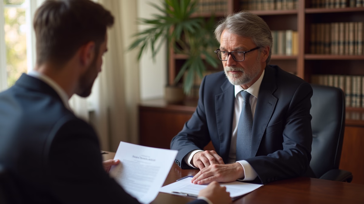 The legal counsel at Escondido Probate Law serving Riverside County estate matters meets with beneficiaries in our Southern California office to execute necessary paperwork discussing How does assigning Escondido business interests protect a legacy