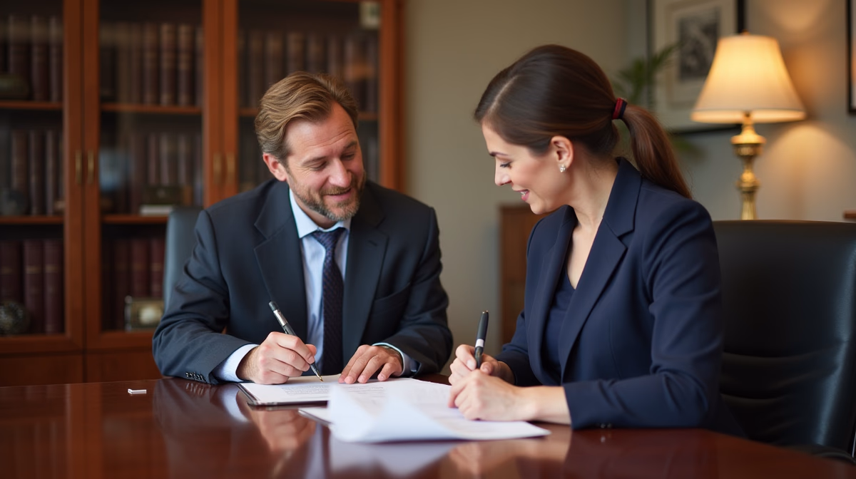 The legal counsel at Escondido Probate Law serving Riverside County estate matters meets with beneficiaries in our Southern California office to execute necessary paperwork discussing How does coordination with a financial advisor reduce trust litigation