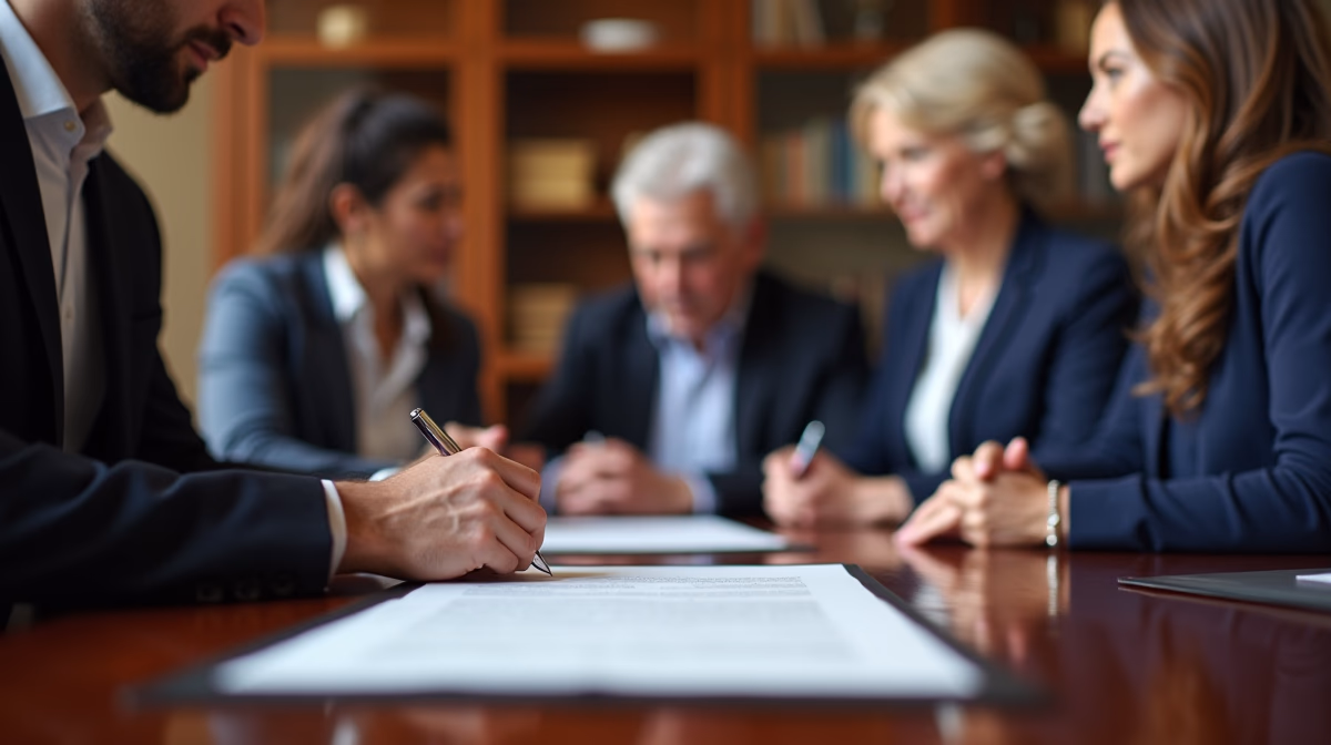 The legal counsel at Escondido Probate Law serving Riverside County estate matters meets with beneficiaries in our Southern California office to execute necessary paperwork discussing How does trust funding eliminate conflict for heirs