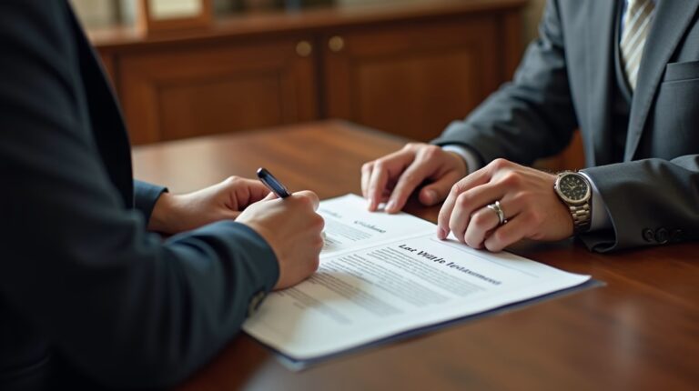 The legal counsel at Escondido Probate Law serving Riverside County estate matters meets with beneficiaries in our Southern California office to execute necessary paperwork discussing How does vague language in a trust lead to interpretation battles