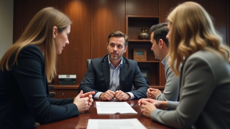 The legal counsel at Escondido Probate Law serving Riverside County estate matters meets with beneficiaries in our Southern California office to execute necessary paperwork discussing How much can statutory fees and appraisal costs consume in an unfunded Escondido estate