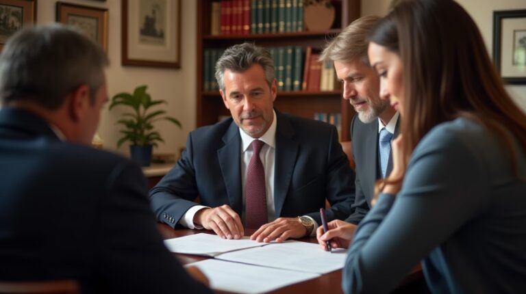 The dedicated legal team at Escondido Probate Law serving Riverside probate matters is pictured conferring with heirs to navigate the probate process to execute vital documents discussing How to Amend a California Probate Petition