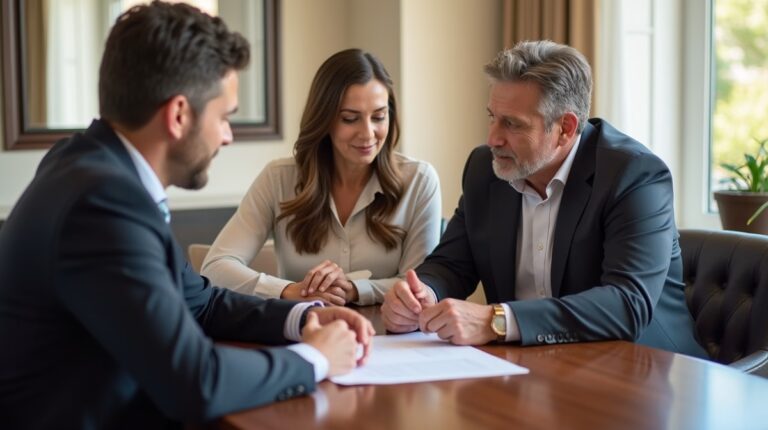 The dedicated legal team at Escondido Probate Law serving Riverside probate matters is pictured conferring with heirs to navigate the probate process to execute vital documents discussing How to File an Objection to Probate