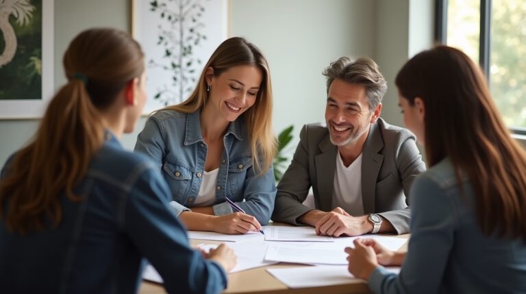 The legal counsel at Escondido Probate Law serving Riverside County estate matters meets with beneficiaries in our Southern California office to execute necessary paperwork discussing Impact on PostDeath Government Benefits