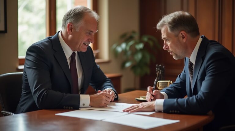 The experienced legal team at Escondido Probate Law serving Riverside County wills matters meets with executors in the Southern California office to execute vital petitions discussing Inheritance Rights of Adopted Children